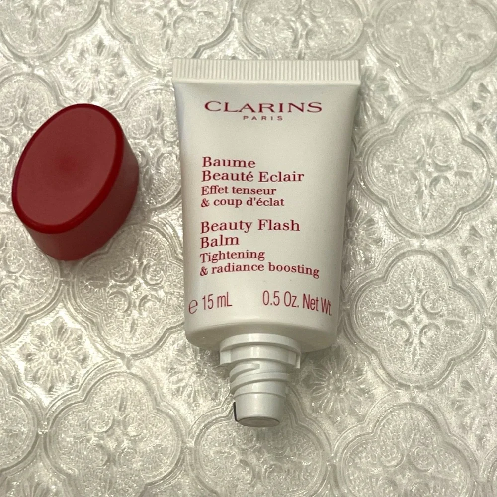 Clarins Paris Beauty Flash Balm .5 oz 15 ml Travel‎ Tube Sealed NEW Radiance
